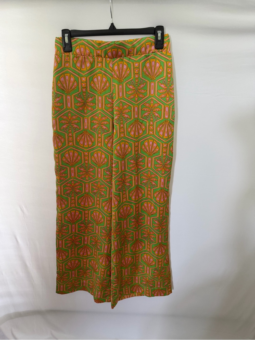 Show Me Your Mumu Landon Pants Palm Deco Print Wide Leg Size Small - Picture 5 of 6
